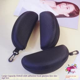 Oxford Bula Zipper Sunglasses Glasses Case Hook Type Sunglasses Case Stress Resistant Outdoor Storage Box Wholesale