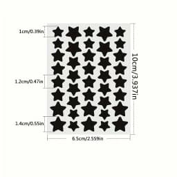 240 Count Superstar Hydrocolloid Pimple Patches - Cute Star-Shaped Cover, Colorful & Shiny, Fragrance-Free, Paraben-Free, Suitab