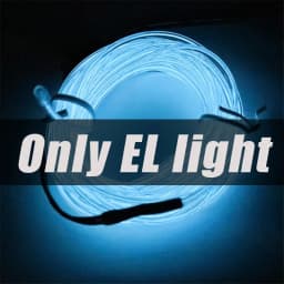 EL Wire 5/4/3/2/1Color 1M Illuminated Lights with Neon Lights DIY Combination Multicolor Lights AA Batteries USB Prom LED Strips
