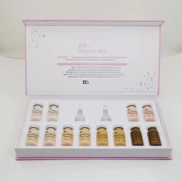 Korea 8ml Salmon DNA Glod Ampoule Skin Booster Brightening Firming Whitening Hydrating Serum Skincare Kit