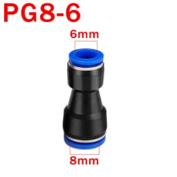 10PCS Pneumatic Fittings Quick Connector Air Plastic Hose Tube Connectors PU PG 4mm 6mm 8mm 10mm 12mm Push Into Pluglug