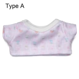 20CM Doll Clothes Stripes Short Sleeve T-shirt Small Pants Doll Outfit Playing House Changing Dressing Game DIY Doll Accessories