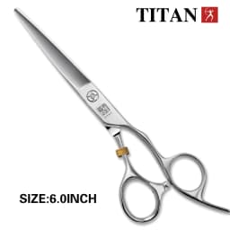 TITAN Professional Hairdressing Scissors Barber Scissors Cutting Thinning Scissors Hair Shear 6 Inch 6.5 Inch Japan 440C Steel