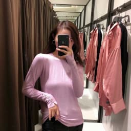 KEYANKETIAN Women's O-Necked Long Sleeves With Buttons Pullover Sweater Female Casual Solid High-Stretch Shirts Chic Ladies Top