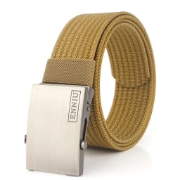 Nylon Tactical Belt For Men Metal Buckle Adjustable Belts Male Training Combat Elastic Canvas Waistband High Quality