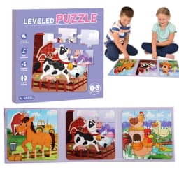 Magnetic Jigsaw Puzzle Educational Learning Puzzles Toys Car Activities Toy Jigsaw Puzzles Toy Portable Game Preschool Learning