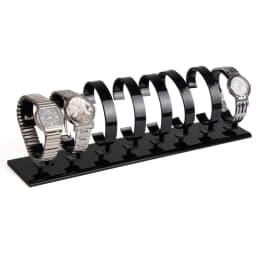 Customized Acrylic Watches Stand Watch Holder Case Bracelet Watch Organizer Jewellery Showing Shelf Rack Jewelry Packaging