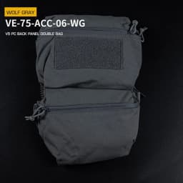 Tactical FCPC V5 Plate Carrier Back Panel Double Bag General Purpose Pockets Vest Accessories Sundries Pouch