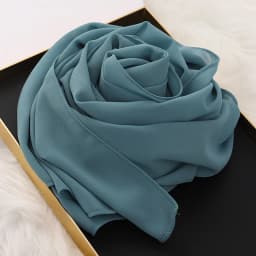 2025 Muslim Hijab Scarf With Zipper Plain Bubble Chiffon Ready to Wear Veiled Hijab Wrap Solid Shawls Headscarf Turban Ramadan