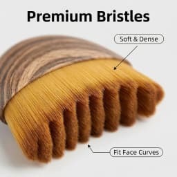 2 Pack Lymphatic Drainage Massager Face Brush, Lymphatic Contour Face Brush to Sculpt Jawline & Reduce Puffiness