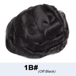 Fine Mono Hair System for Men Lace front with Mono and Skin Hybrid Breathable capillary prosthesis,Human Hair Toupee for Men