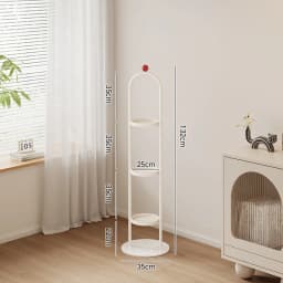 Modern Floor Plant Stand Multi-Tier Flower Shelf for Living Room Stylish Display Rack for Succulents Potted Plants & Home Decor