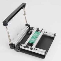 100x100MM Manual Small Screen Printing Station SMT PCB Steel Mesh Solder Paste Printing Table