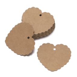 20pcs/Lot Love Kraft Paper Blank Tag Gift Display Packaging Labels for DIY Jewelry Label Wedding Gift Decorating Tag 