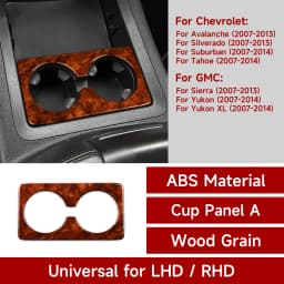 Car Center Console Armrest Box Interior Sticker For Chevrolet Avalanche Silverado Suburban Tahoe GMC Sierra Yukon XL Accessories