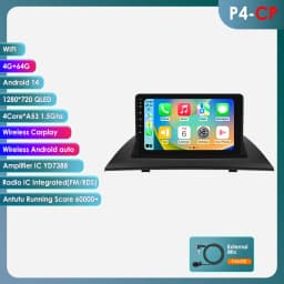 Hizpo Car Intelligent Systems For BMW X3 E83 2004 - 2012 Radio Stereo Receiver Wireless CarPlay Android Auto No 2 din 2din DVD