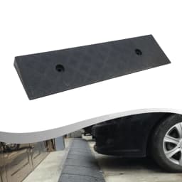1pc PE Kerb Ramp 30/40/50mm Height Non-Slip Threshold Ramp For Cars Bicycles Scooter Wheelchairs Going Uphill Smooth Transitions
