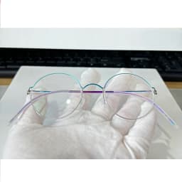 Denmark Design Small Round Glasses Frame Screwless Ultra Light 4g Air Pure Titanium Eyeglasses Men Retro Rim Eyewear Korea Style