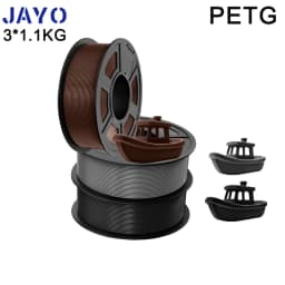 JAYO PETG/PLA Plus 2.0 3D Printer Filament 3 Rolls No Bubbles Smooth Multiple Colors 3D Filament Fit For FDM Printers 1 Roll/1.1