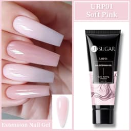 UR SUGAR 15ml Quick Extension Gel Pink White Nude Color Nail Gel Polish Semi Permanent Varnish UV LED Gel Soak Off Manicure