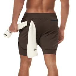 2025 Summer Running Shorts Men 2 in 1 Sports Jogging Fitness Shorts Training Quick Dry Mens Gym Men Shorts Sport gym Short Pants
