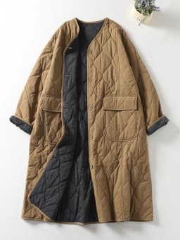 Thickened Cotton Jacket Winter Warm Casual Mom Coat Medium Length Overfilled Cotton Clothes Women's Fashion Artistic Style
