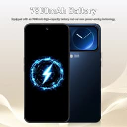 K-Touch Hot Smartphone 5G For M18 Pro Max Mobile Phones 22G+2TB Cheap Cell Phone Android Unlocked 7800mAh Battery 5G Dual Sim Card 48MP+16MP 7.3 Inch HD Full Display Face Recognition Android 15 Cell Phone
