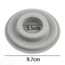 1PCS Round Bracelet Flocked Bead Board 13-20cm Jewelry Making Gray Measuring Tool for DIY Bracelet Accessories Finding Organizer