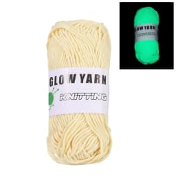 50g/roll Luminous Chunky Yarn Polyester Hand Knitted Glow in the Dark Knitting Wool DIY Handmade Weave For Cardigan Scarf Hats