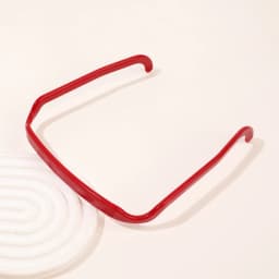 1/3pcs Women Square Glasses Headband Coloful Invisible Fixed Hair Clips Wave Curly Hair Ties Temples Headband Accessories