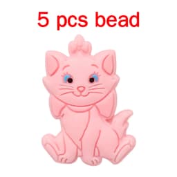 5pcs Silicone Cartoon Beads Pacifier Chain Baby DIY Care Pacify Accessory Adornment