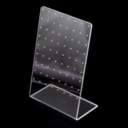 72 Holes Earring Display Holder Acrylic Stand Seller Piercing Jewelry Display Organizer Shelf Multi Ear Studs Storage Rack