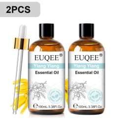 EUQEE 3.38FI.Oz. Aromatherapy Essential Oil For Reed Diffuser Humidifier-100ml Vanilla Lavender Cinnamon Lemon Essential Oils