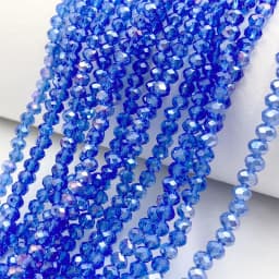 2 3 4 6 8mm Crystal Beads Faceted Rondelle Glass Loose Spacer Beads DIY for Jewelry Making Bracelets Earrings Needlework #02996