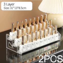 3/4/5/6/7 Layers Acrylic Nail Polish Display Rack Transparent Cosmetic Organizer Multi-layer Simple Mounting Rack Stand Holder