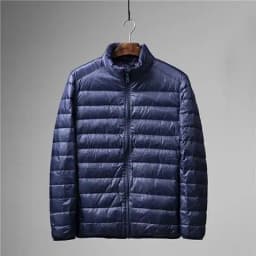 2026 Portable Lightweight ort down Jaet for Men Autumn Winter Cotton Padded Stand Collar Warm Casual ly Friendly Outerwear