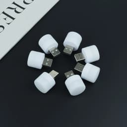 3/5Pcs Mini USB Night Light Warm White Eye Protection Book Reading Light-USB Plug Computer Mobile Power Charging LED Night Lamp