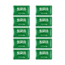 10pcs Epoxy Sweden Flags Sticker Car Interior Decoration Decal for VOLVO S40 S60 S80 S90 XC40 XC60 XC70 XC90 V40 V60 V70 Badge
