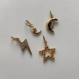 EMANCO Star Sun Pendant Charms for Earrings Necklace Making Supplies Stainless Steel Gold-Plated Diy Jewelry 48 Hour Shipping