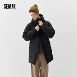 Semir Men Down Jacket Water Repellent 2026 New Winter Daily Wear Urban Casual Style Cold Weather Layering Everyday Wardrobe