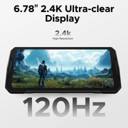 DOOGEE V40 Pro 5G Rugged 36GB RAM + 512GB ROM Dimensity 7300 6.78" FHD+ Display 200MP Camera 8680mAh Battery NFC Smartphone