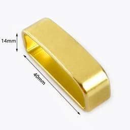 1Pc Deepeel 35/40mm Pure Copper Man Belt Buckle Ring Metal Solid Brass Waistband Loop Clasp Men Belts Leather Crafts Accessories