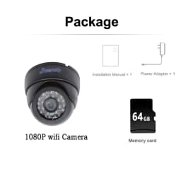 5MP 1080P Wifi IP Camera Dome Indoor Cctv Security Surveillance NightVision Infrared Video Wireless Home Cam Onvif CamHipro