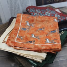 Vintage Print Pocket Square Men's Formal Handkerchief for Suit Tuxedo & Business Wear Elegant Orange Patterned Chest Scarf