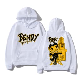 Game Bendy and The Ink Machine Hoodie Graphic Hoody Men Y2K Long Sleeve Streetwear Fashion Women Casual Clothing Loose Pullovers