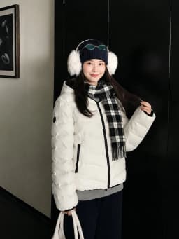 Winter Short Pork Rib Style Hooded Down Jacket Women White Duck Down Zipper Parker Outwear Female Outdoor Cold Proof Down Jacket