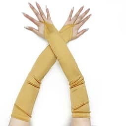 Women Satin Hook Finger Long Fingerless Gloves Bride's Wedding Dress Performance Party Retro Style Opera Etiquette Accessories