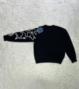 Y2K Trendy Japanese Anime Casual Pullover Kaiser Sweatshirt Autumn and Winter Warm Round Neck Knitted Unisex Clothing Retro
