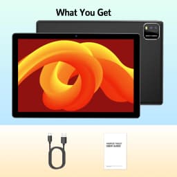 2026 Model 10.1-inch Android 16 Tablet Upgraded Quad-core Processor 12GB RAM (3GB+9GB) 64GB ROM Wi-Fi 6 High Performance Tablet