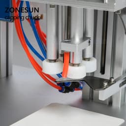 ZONESUN Friction Wheels Rubber Pad Capping Chuck Head For Cosmetic Perfume Juice Capping Machine